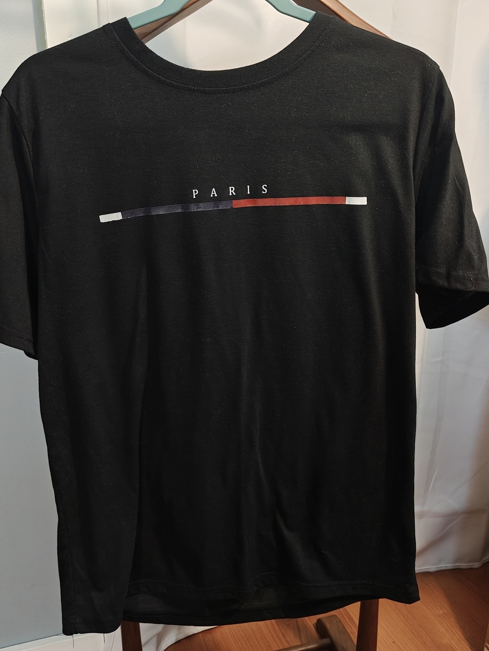 Paris Graphic Black Men's Tee